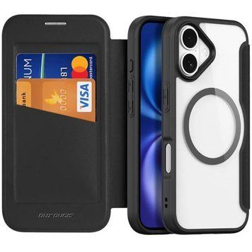 Чохол-книжка Dux Ducis Skin X Pro with MagSafe для Apple iPhone 17 (6.3") Black 777-08178 фото