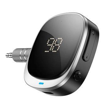 Bluetooth-ресивер HOCO E80 Travel car AUX BT receiver Black 6942007618908 фото
