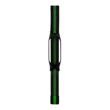 Ремешок для Xiaomi Mi Band 5/6 Milanese Loop Color Black Mint 212-02511 фото