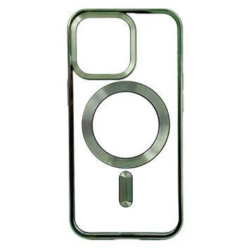 Чохол Metallic CD Magnetic для iPhone 15 Green 666-02713 фото