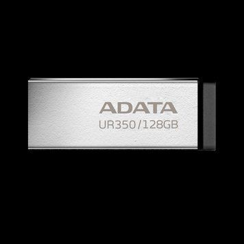 Флеш-накопитель ADATA USB 3.2 UR 350 128Gb Silver/Black UR350-128G-RSR/BK фото