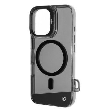 Чохол Kajsa Aluminium Shield with Magnetic Ring iPhone 16 Black smoke 656-08128 фото