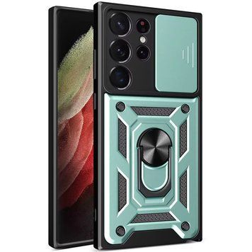 Ударостійкий чохол Camshield Serge Ring для Samsung Galaxy S25 Ultra Green 777-04312 фото