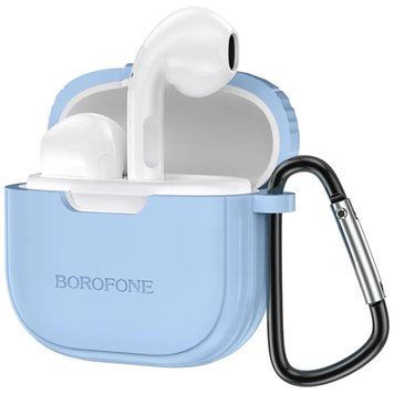 Наушники BOROFONE BW29 Charm true wireless BT headset Azure Blue 656-00883 фото