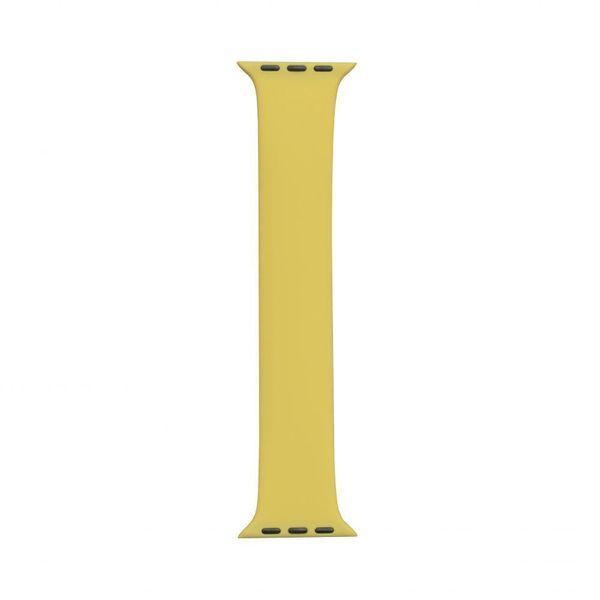 Силіконовий монобраслет для Apple Watch 38/40/41 mm 150 mm Жовтий 212-00333 фото
