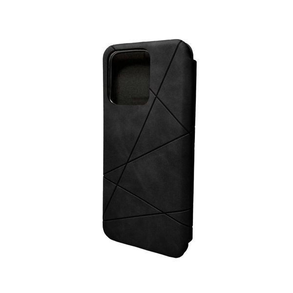 Чехол-книжка для смартфона Dekker Geometry для Realme C33 Black 666-00412 фото