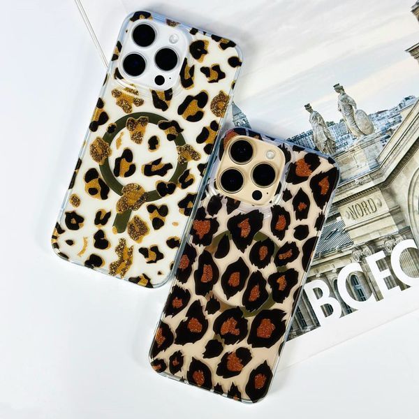 Чохол Transporent Case with Print Magnetic для iPhone 11 Pro Leopard-green 214-04380 фото