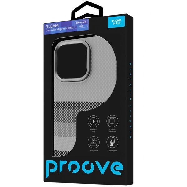 Чохол Proove Gleam Case with Magnetic Ring iPhone 14 Pro Gold Stripes 656-04738 фото