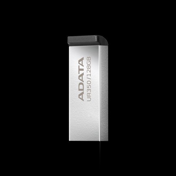 Флеш-накопитель ADATA USB 3.2 UR 350 128Gb Silver/Black UR350-128G-RSR/BK фото