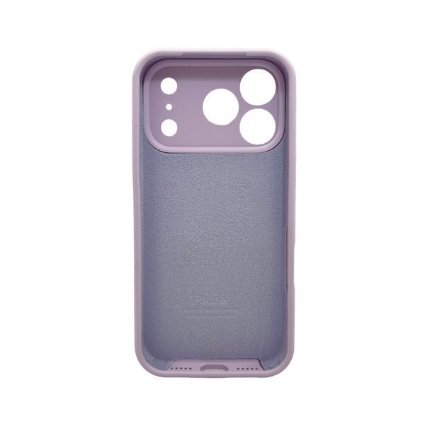 Силіконовий чохол з закритою камерою для iPhone 17 Pro Max Lilac 666-04349 фото
