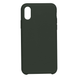 Силиконовый чехол для iPhone X/XS Dark Olive 333-00119 фото