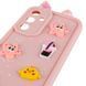 Чехол TPU Toys Case with Ears для Xiaomi Redmi A3 Light Pink 777-03912 фото 4