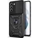 Ударопрочный чехол Camshield Serge Ring для Samsung Galaxy S21 FE Black 777-04462 фото