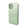 Чохол для смартфона AG Glass Matt Frame Color для iPhone 15 Light Green 666-00636 фото