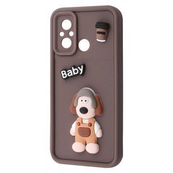 Чохол Pretty Things Case для Xiaomi Redmi 12C Brown/Baby 777-02333 фото