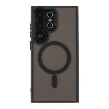 Чохол TPU+PC Magnetic Matte Camera Lens with Magsafe для Samsung Galaxy S25+ 5G (S936) Black 757-00362 фото