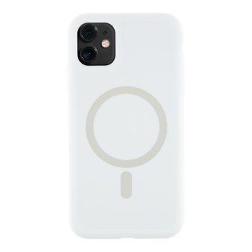 Чехол Glow Silicone Case with Magsafe для iPhone 11 White 214-03848 фото