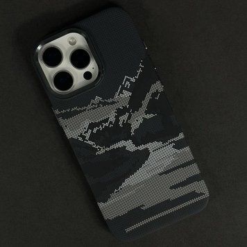 Чохол Elite Carbon Matte BOX Magnetic для iPhone 16 Pro Max Print Grey 208-06349 фото