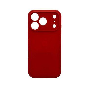 Силиконовый чехол с закрытой камерой для iPhone 17 Pro China Red 666-04250 фото