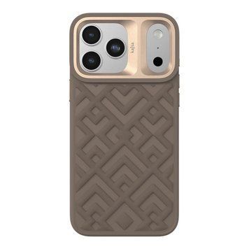 Чохол Kajsa Briquette Collection Rhombus with MagSafe для iPhone 17 Pro Desert Gold B-Ring 2020000509387 фото
