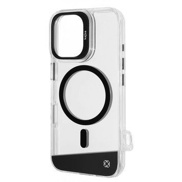 Чохол Kajsa Aluminium Shield with Magnetic Ring iPhone 16 Gun metal 656-08129 фото