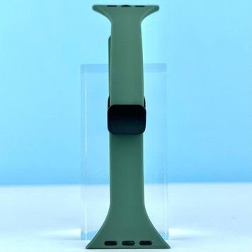 Силіконовий ремінець Thin Soft Narrow Magnetic Clasp для Apple Watch 42/44/45/49mm Pine Green 212-02860 фото