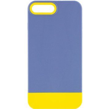 Чохол TPU+PC Bichromatic для Apple iPhone 7 plus / 8 plus (5.5") Blue / Yellow 555-03898 фото