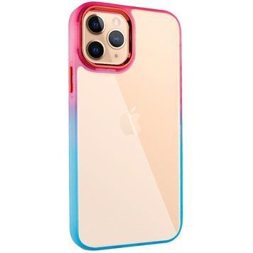 Чохол TPU+PC Fresh sip series для Apple iPhone 11 Pro Max (6.5") Бірюзовий / Рожевий 777-06698 фото