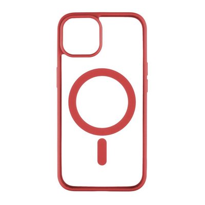 Силіконовий чохол Clear Color Case with MagSafe для iPhone 15 Pro Червоний 214-00441 фото