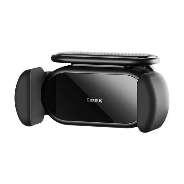 Держатель для мобильного Baseus Steel Cannon pro Solar Electric Car Mount Black 656-00437 фото