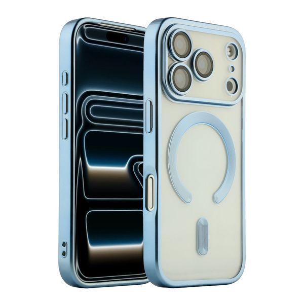 Чохол TPU Metallic Chrome Full Camera with Magsafe для iPhone 17 Pro Chrome Gold 214-04622 фото