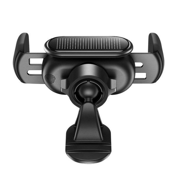Держатель для мобильного Baseus Steel Cannon pro Solar Electric Car Mount Black 656-00437 фото