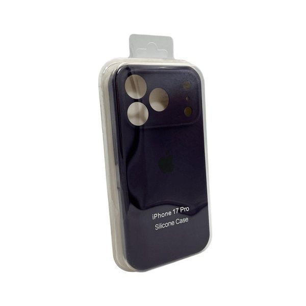 Силіконовий чохол з закритою камерою для iPhone 17 Pro Max Berry Purple 666-04350 фото