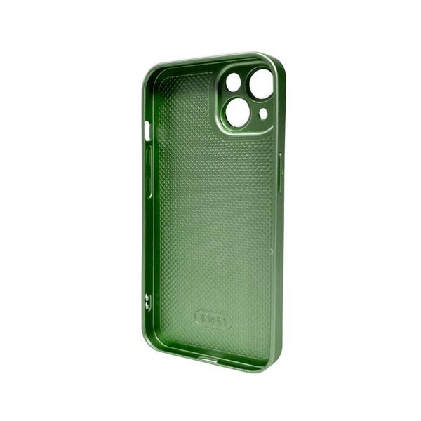 Чехол для смартфона AG Glass Matt Frame Color для iPhone 15 Light Green 666-00636 фото