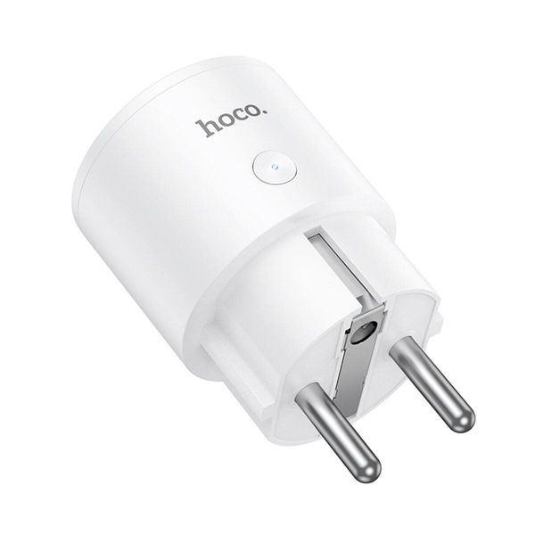 Смарт розетка HOCO AC16 Veloz smart socket(EU/GER) White 656-00206 фото