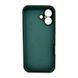 Силиконовый чехол с закрытой камерой для iPhone 17 Dark Green 666-04200 фото 3