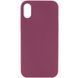 Силиконовый чехол Silk Full Protective для iPhone X / XS (5.8") Plum 777-10816 фото