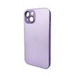 Чехол для смартфона AG Glass Matt Frame Color для iPhone 15 Light Purple 666-00637 фото