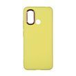 Чехол Silicone Cover Metal frame для Xiaomi Redmi 12C Yellow