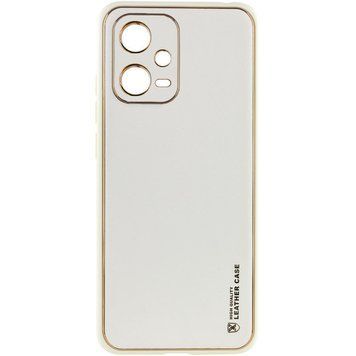 Шкіряний чохол Xshield для Xiaomi Poco X5 5G / Redmi Note 12 5G Білий / White ILSO-00000064109-1 фото