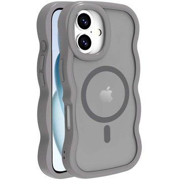 Чехол TPU+PC Undine with Magnetic Fit для Apple iPhone 16 (6.1") Grey ILSO-00000078143-2 фото