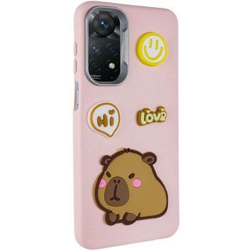 Чохол TPU Leather Toys для Xiaomi Redmi Note 11 Pro 4G/5G / 12 Pro 4G Capybara / Pink 555-00875 фото
