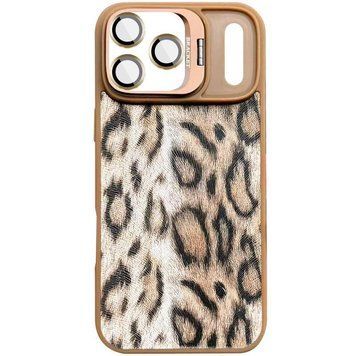 Чохол TPU+PC Wild Leopard with MagSafe and Lens для Apple iPhone 17 Pro (6.3") Brown 656-08230 фото