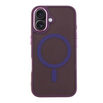 Чохол Space Magnetic Color з Magsafe для iPhone 16 Plus Темно-фіолетовий 214-03105 фото