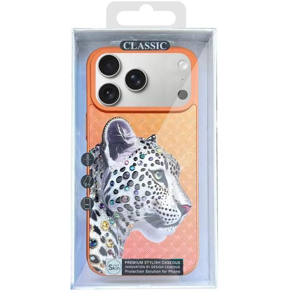 Чохол TPU+PC Crystal Hunt with MagSafe для Apple iPhone 17 Pro (6.3") Orange 214-04773 фото