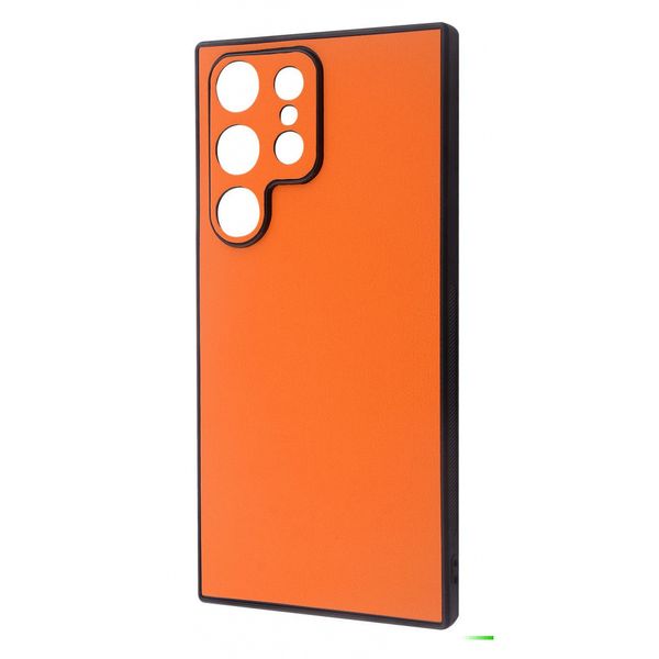 Чохол PRC Leather Case Samsung Galaxy S23 Ultra Orange 777-01272 фото