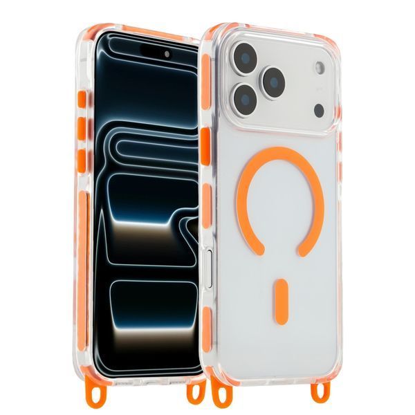 Чехол TPU+PC LanyardCase with MagSafe для iPhone 17 Pro Max Desert Gold 2020000499800 фото