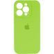 Силіконовий чохол з закритою камерою для iPhone 16 Pro Max Shiny Green 666-01328 фото