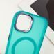 Чехол TPU+PC Lily with MagSafe для Apple iPhone 13 (6.1") Green 214-03627 фото 5