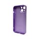 Чохол для смартфона AG Glass Matt Frame Color для iPhone 15 Light Purple 666-00637 фото 2